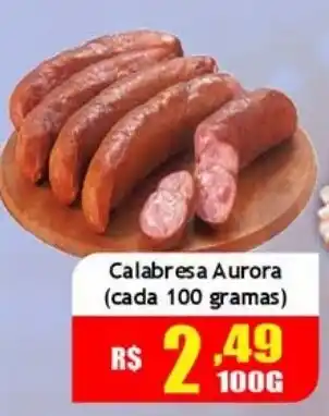 Supermercado Kibe Calabresa aurora oferta