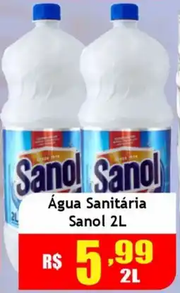 Supermercado Kibe Água Sanitária Sanol oferta