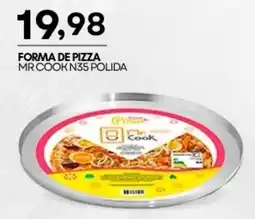 Mercadão Atacadista Forma de pizza mr cook n35 polida oferta
