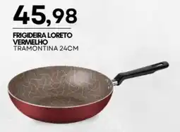 Mercadão Atacadista Frigideira loreto vermelho oferta