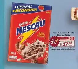 Super Luna Cereal Matinal Nestlé Nescau oferta