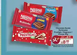Super Luna Chocolate Nestlé Recheados Prestígio / Negresco / Charge 90g oferta