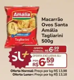 Super Luna Macarrão Ovos Santa Amália Tagliarini oferta