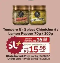 Super Luna Tempero br spices chimichurri / lemon pepper oferta