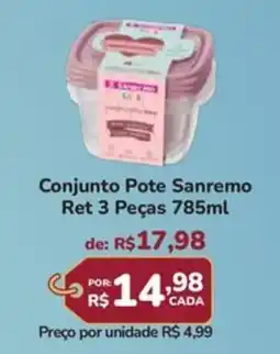 Super Luna Conjunto Pote Sanremo oferta