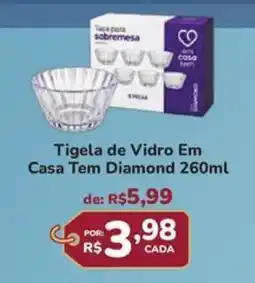 Super Luna Tigela de Vidro Em Casa Tem Diamond oferta