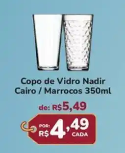 Super Luna Copo de Vidro Nadir Cairo / Marrocos oferta