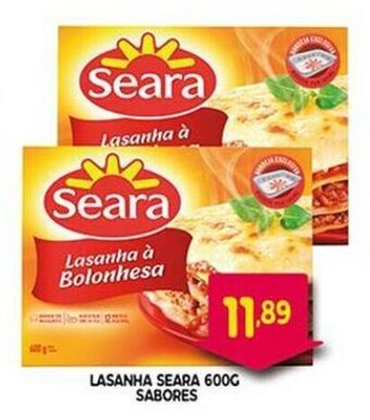 Bom Dia Lasanha Seara 600g sabores oferta