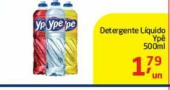 Tenda Atacado Detergente líquido ypê 500 ml oferta