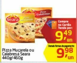 Tenda Atacado Pizza congelada seara oferta
