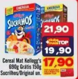 Rede Top Cereal Mat Kellogg's Sucrilhos/Original un. oferta