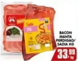 Higa's Supermercado Bacon manta perdigão/ sadia kg oferta
