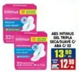 Higa's Supermercado Abs intimus gel tripla seca/suave c/ 32 oferta