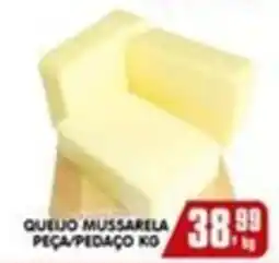 Higa's Supermercado Queijo mussarela peça/pedaco kg oferta