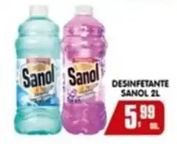 Higa's Supermercado Desinfetante sanol 2l oferta