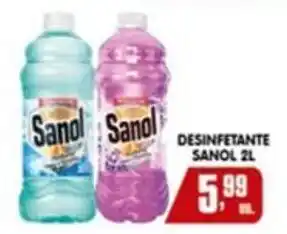Higa's Supermercado Desinfetante sanol oferta