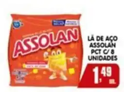 Higa's Supermercado Lã de aço assolan oferta