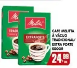 Higa's Supermercado Café melitta à vácuo tradicionais/extra forte oferta