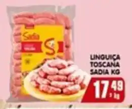 Higa's Supermercado Linguiça Toscana Sadia Kg oferta