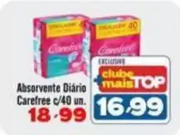 Rede Top Absorvente Diário Carefree oferta