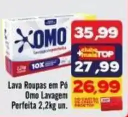 Rede Top Lava Roupas em Pó Omo Lavagem Perfeita oferta