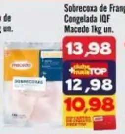Rede Top Sobrecoxa de Frango Congelada IQF Macedo oferta