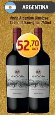 Supermercados Guanabara Vinho Argentino Hinojosa Cabernet Sauvignon oferta