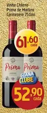 Supermercados Guanabara Vinho Chileno Prima de Martino Carmenere oferta