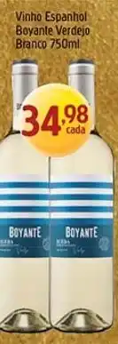 Supermercados Guanabara Vinho Espanhol Boyante Verdejo Branco oferta