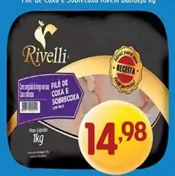 Supermercados Guanabara Filé de caxa e sobrecoxa rivelli banhada kg oferta