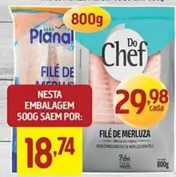 Supermercados Guanabara Filé de merluza oferta