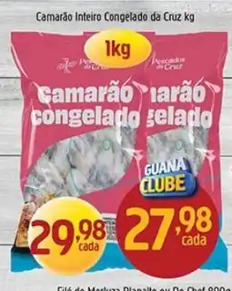Supermercados Guanabara Camarão inteiro congelado da cruz oferta