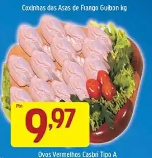 Supermercados Guanabara Coxinhas das Asas de Frango Guibon kg oferta