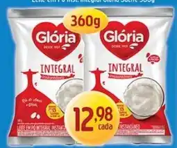 Supermercados Guanabara Leite em pó integral glória sache oferta