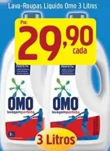 Supermercados Guanabara Lava-Roupas Líquido Omo 3 Litros oferta