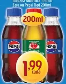 Supermercados Guanabara Guarana Antarctica Trad ou Zero ou Pepsi Trad oferta