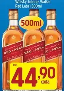 Supermercados Guanabara Whisky johnnie walker red label oferta