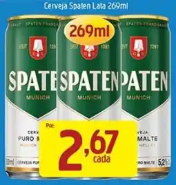 Supermercados Guanabara Cerveja spaten lata oferta