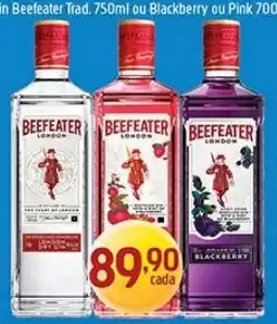 Supermercados Guanabara Beefeater Trad ou Blackberry ou Pink oferta