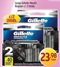 Supermercados Guanabara Carga gillette mach3 regular oferta