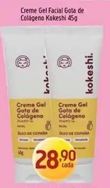 Supermercados Guanabara Creme Gel Facial Gota de Colágeno oferta