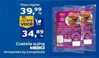 Costela suína temperada kg
