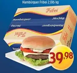 Supermercados Guanabara Hambúrguer Fribói oferta