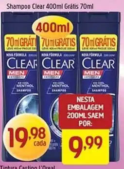 Supermercados Guanabara Shampoo clear oferta