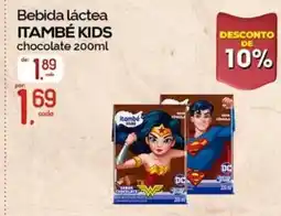 Cometa Supermercados Bebida láctea itambé kids chocolate oferta