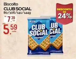 Cometa Supermercados Biscoito club social original oferta