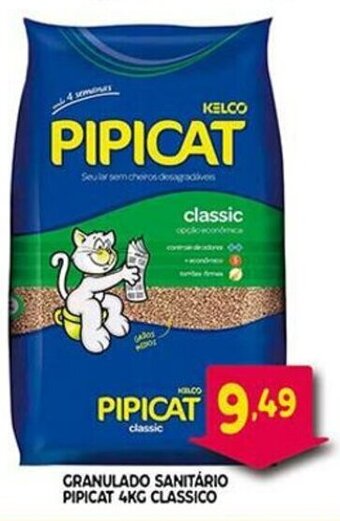 Bom Dia Granulado Sanitario Pipicat 4kg Classico oferta