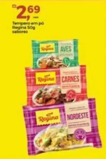 Frangolândia Tempero em po Regina Sabores 50g oferta