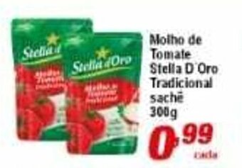 Ricoy Supermercados Molho de Tomate Stella D'Oro Tradicional sache 300g oferta