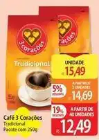 Atacadão 3 corações - café tradicional oferta